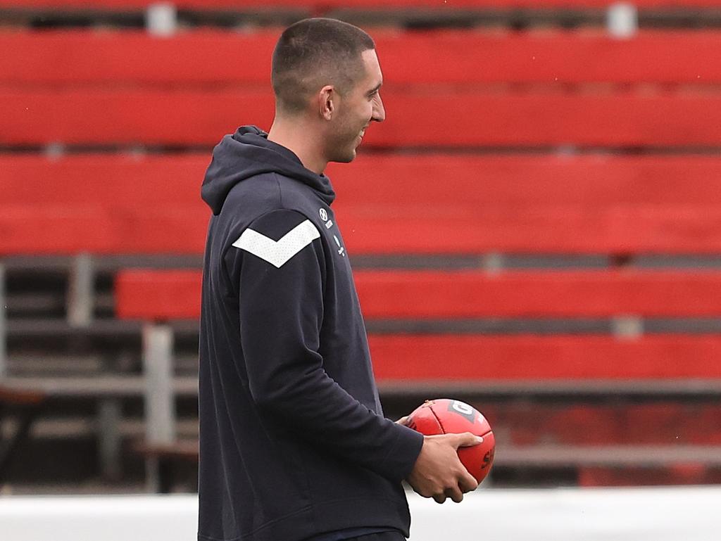 Jacob Weitering could be back for the Blues this week. Picture: Robert Cianflone/Getty Images.