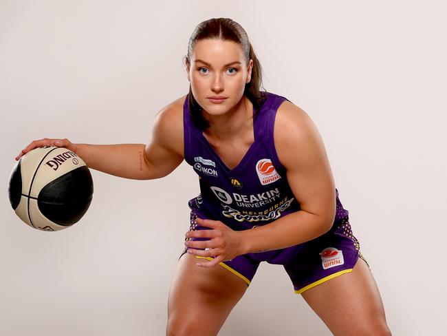 Melbourne Boomers WNBL player Rachel Brewster. Picture: Melbourne Boomers