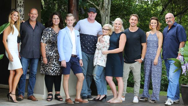 Star campers ... the 10 personalities sharing a jungle camp as part of I’m A Celebrity... Get Me Out Of Here! Picture: Nigel Wright/Channel 10