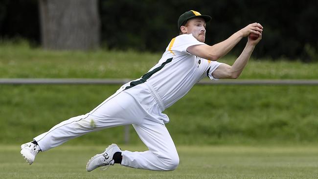 What a catch! What a marvellous catch! Tremendous effort that by Dayne Smith to dismiss Jacob Gedye.