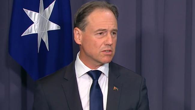 Federal Health Minister Greg Hunt.