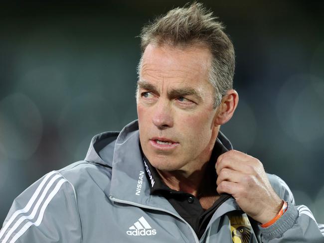 AFL - Saturday, 22nd August, 2020 - Port Adelaide v Hawthorn - Indigenous Round at the Adelaide Oval. Hawthorn coach Alastair Clarkson Picture: Sarah Reed