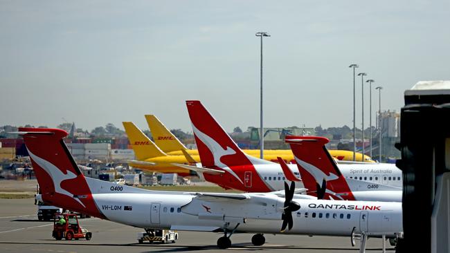 The unscheduled landing in Athens was the second time in less than two weeks a Qantas flight was required to make a sudden diversion on an international flight. Picture: NCA NewsWire / Nicholas Eagar