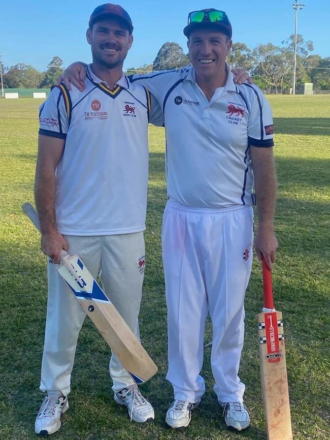 Sean Gramc and Sam Webster made centuries. Picture: Facebook