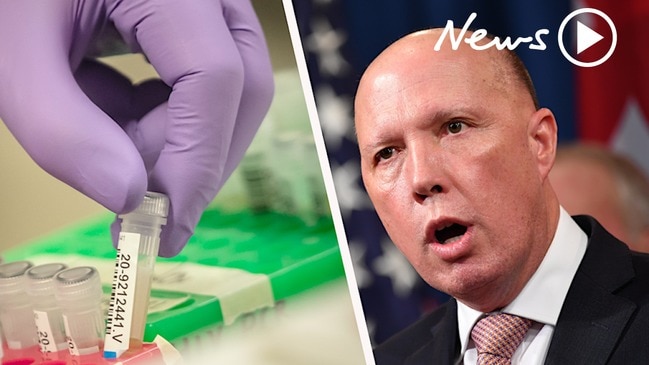 Peter Dutton has been diagnosed with the coronavirus