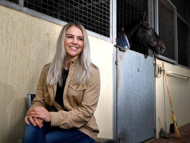 Jockey Raquel Clark has shone since arriving in South Australia from Tasmania. Picture: Tricia Watkinson