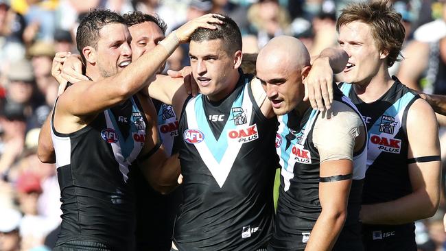 Rockliff says he’s still trying to earn the respect of his new club. Picture: Sarah Reed