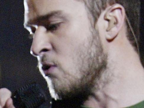 Janet Jackson and Justin Timberlake on stage at the Superbowl. Picture: Frank Micelotta/Getty Images