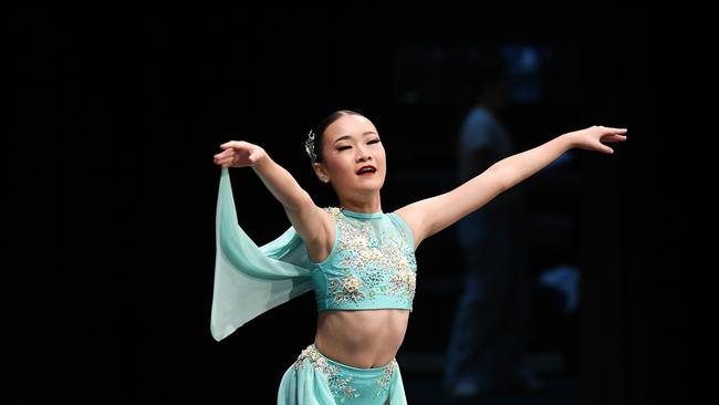 Age 13 to 18 Tap-Slow or Waltz Solo. Rin Miyamoto. Picture: Shae Beplate.