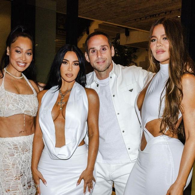 L-R: La La, Kim Kardashian, Rubin and Khloe Kardashian.