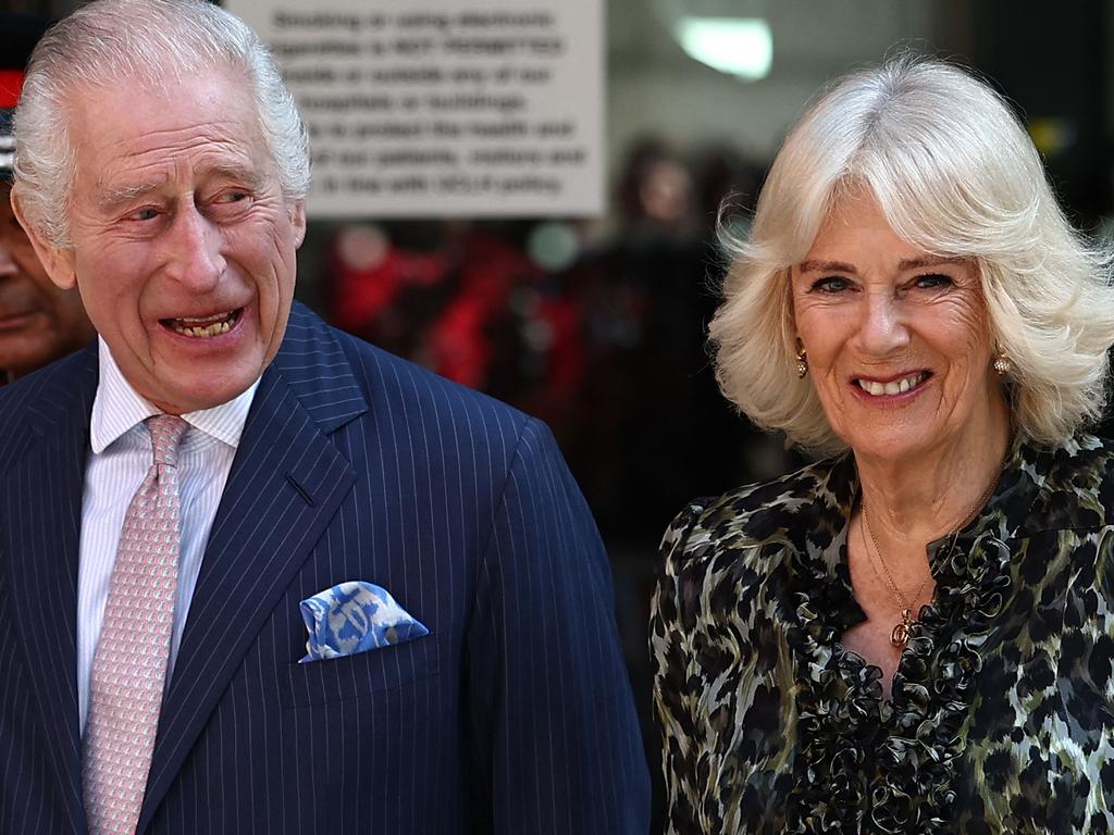 The King appeared thrilled at returning to public-facing duties last week. Photo by Henry Nicholls/AFP