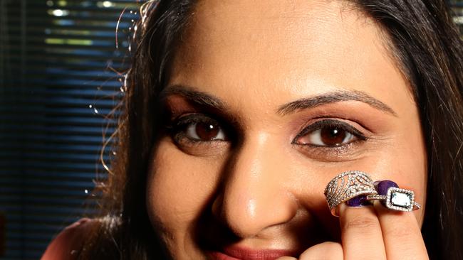 Reet Phulwani with some of her jewellery. Picture Stuart Milligan