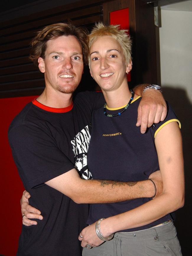 Luke Murdoch and Kim Venturato at the Embassy Pic Bryan Lynch AD176021