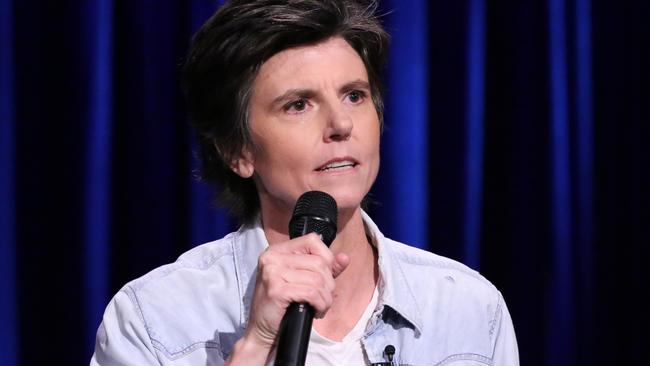THE TONIGHT SHOW STARRING JIMMY FALLON -- Episode 0293 -- Pictured: Comedian Tig Notaro performs on July 17, 2015 -- (Photo by: Douglas Gorenstein/NBC/NBCU Photo Bank via Getty Images).