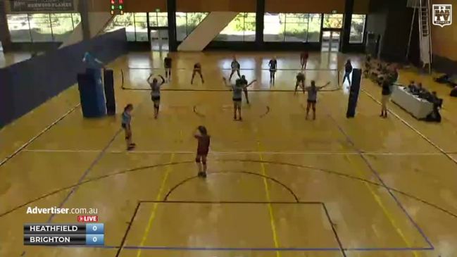 REPLAY: SA Volleyball Schools Cup Finals - Heathfield vs Brighton Girls (Year 10 Honours Girls Gold Medal Match)