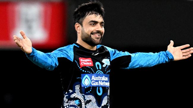 Rashid Khan wants the BBL to be shorter. (Photo by Bradley Kanaris/Getty Images)