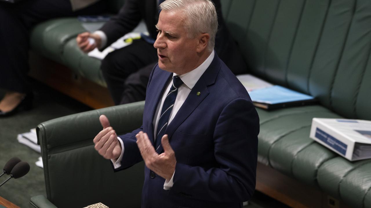 MP Michael McCormack was toppled by Mr Joyce in the closely fought spill. Picture: NCA NewsWire / Martin Ollman