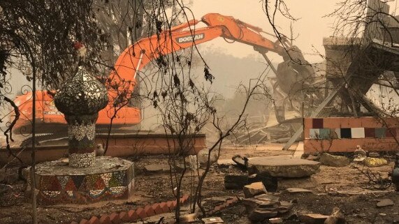 The standing structures at the school were demolished last week.