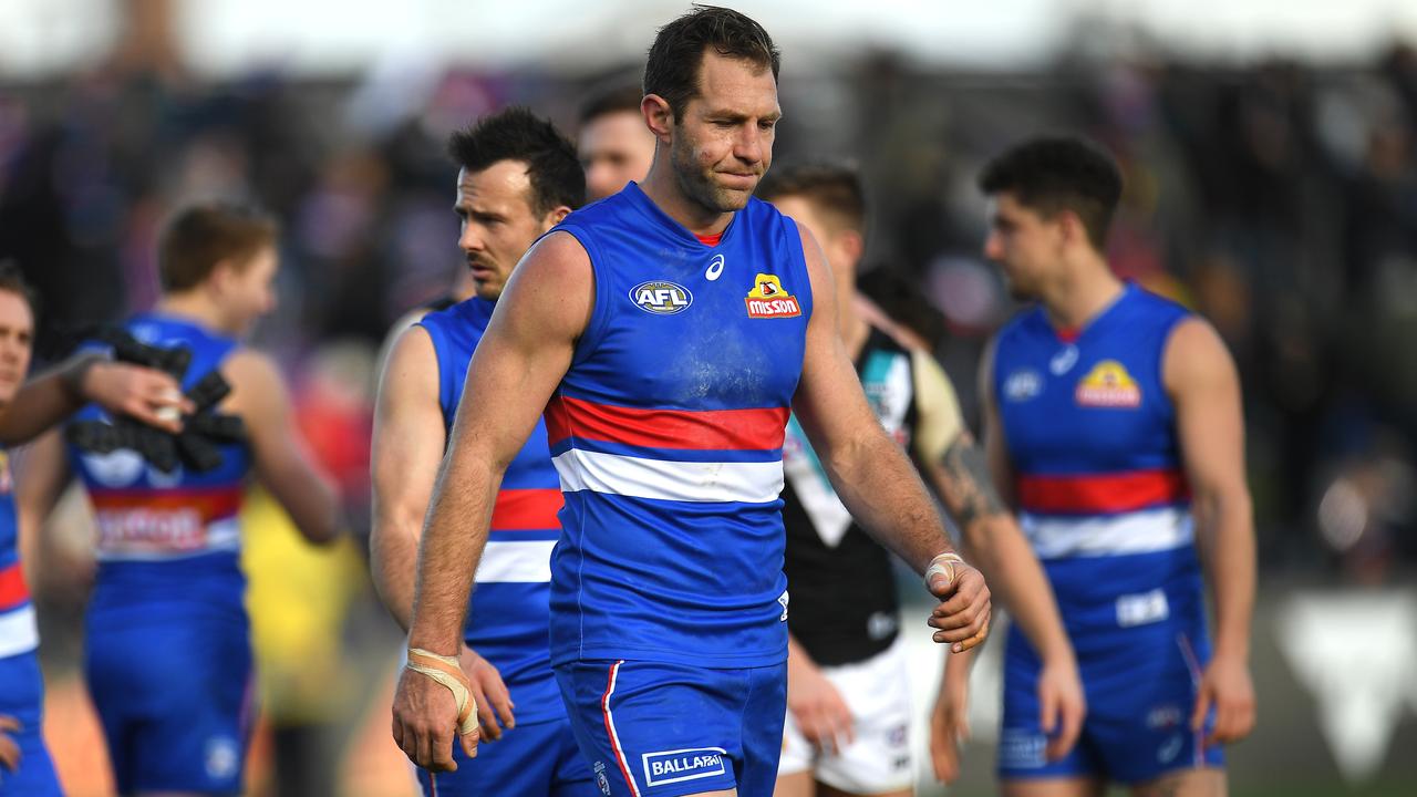 Travis Cloke spent a year at the Western Bulldogs. (AAP Image/Julian Smith)