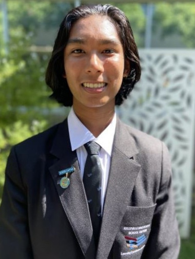 School captain Nathan Teh. Picture supplied by Kellyville High School.