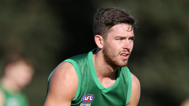 Kyle Dunkley impressed in the VFL on debut for Footscray ahead of the mid-season draft. Picture: George Salpigtidis/AFL Photos/Getty Images.