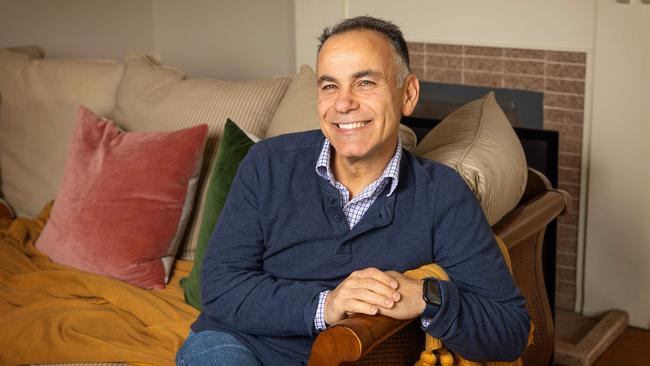 It’s all smiles for Opposition Leader John Pesutto, with new polling forecasting Labor’s red wall is set to crumble. Picture: Mark Stewart