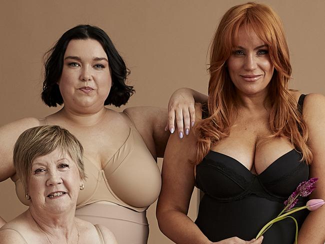 Supplied images of Jules Robinson for her new Figur shapewear campaign.