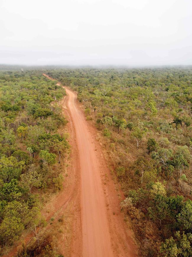 NT Police searched a huge area  of scrub around Larrimah