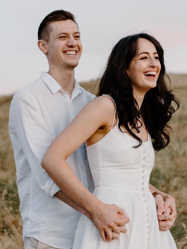 Georgina and Max Davis of Kensington on their engagement. Picture: T&amp;G Studio