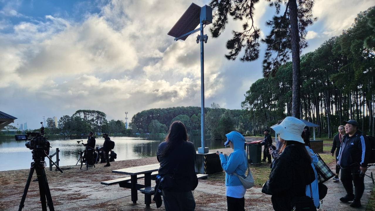 Behind the scenes on set filming season 7 of Korean dating reality show, Love After Divorce. Picture: Maeil Broadcasting Network.
