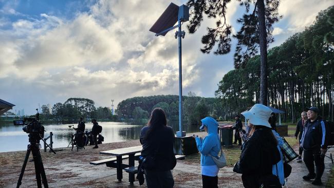 Behind the scenes on set filming season 7 of Korean dating reality show, Love After Divorce. Picture: Maeil Broadcasting Network.