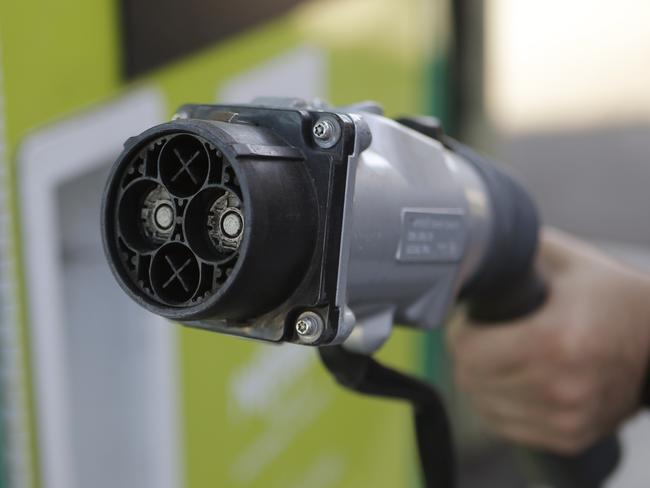 An electric car which simply needs to be charged means you avoid paying fuel excise. Picture: AAP Image/Daniel Munoz