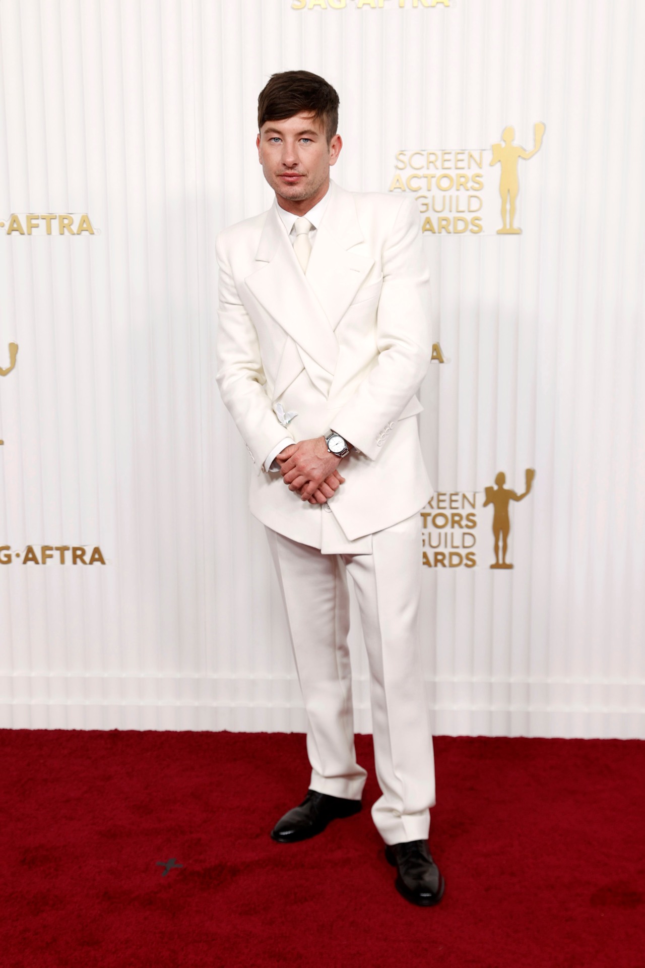 <p>And yes, the temptation could be to opt for a black, or even all-white suit and tie. It’s easier, sure, and when it's on <a href="https://www.gq.com.au/style/celebrity/barry-keoghan-bafta-red-carpet/news-story/0726dacc61b14613ce38ae40390e1960" target="_blank" rel="noopener">Barry Keoghan</a>, it looks great. But a splash of colour, or pattern is where this look finds its most eye-catching look. In this vein, the tie is less of a ‘tie’ but just another accessory to our fit. It’s no longer the stuffy silk noose of the corporate world, but a way to subdue the formality of a tie without shedding its outfit-enhancing ability.</p><p>&nbsp;</p><p>We can see now, that even the most humdrum of classic menswear looks, the good old shirt and tie, <em>does</em> have the potential to be the bold, risk-taker in your next outfit. Whether formal or <a href="https://www.gq.com.au/style/trends/smart-casual-mens-outfits/image-gallery/c6f250cf00f1c482d3ea0094c4e8df93">smart casual</a>, all you need to start doing is get aquatinted with your colour-matching. It’s not that hard.</p><p>&nbsp;</p><hr /><p>&nbsp;</p><p><a href="https://www.newsletters.news.com.au/gq" target="_blank" rel="noopener">Sign up to <em>GQ </em>Australia Daily </a>to stay up to date with the latest in entertainment, style, fitness and business.</p>