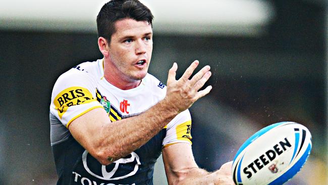 Cowboys’ Lachlan Coote during a trial match. Picture: Zak Simmonds