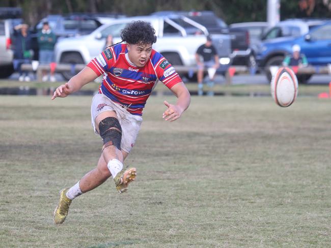 GCDRU seniors round 6 – 1st grade Bond Pirates v Colleges Knights.11 May 2024 Miami Picture by Richard Gosling