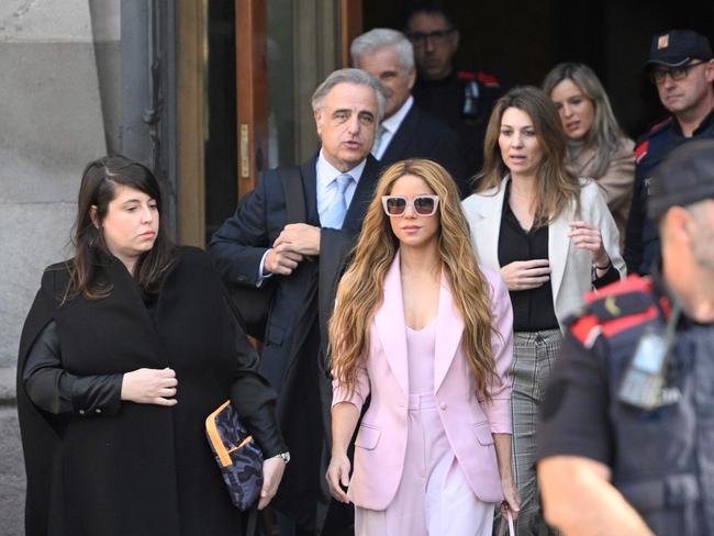 Shakira reached a deal with prosecutors to end her trial for allegedly defrauding the Spanish state of 14.5 million euro on Monday. (Photo by Josep LAGO / AFP)