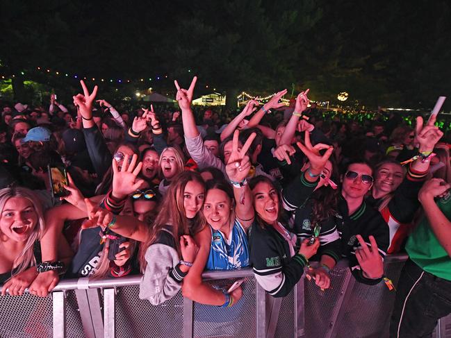 Raucous schoolies at Victor Harbor. Picture: Tom Huntley