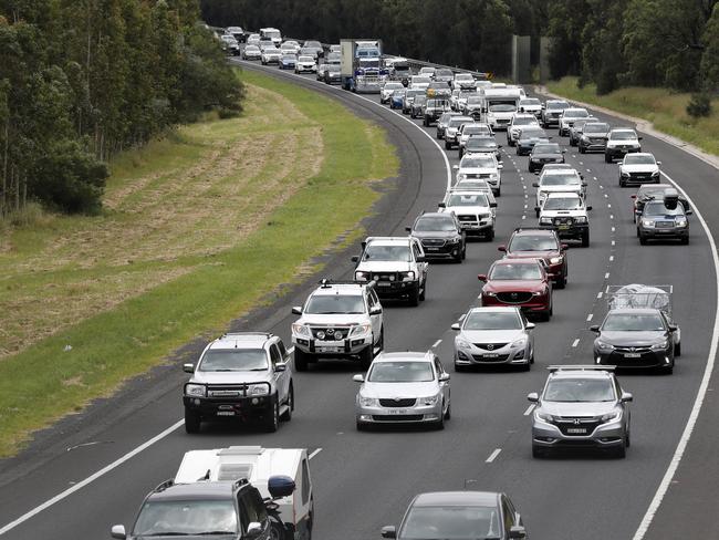 Sydney motorists will have their commute time slashed thanks to a new link between the M4 and M8. Picture: Jonathan Ng