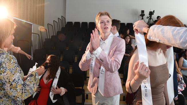 Newcomb Secondary College 2021 graduation at the school’s auditorium. Picture: David Smith