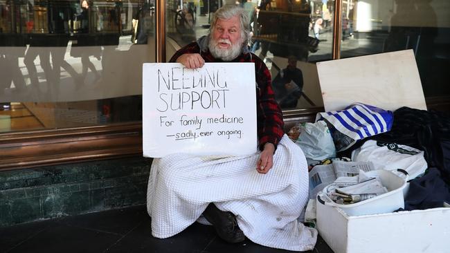 The Premier wants to halve rough sleeping across NSW by 2025. Picture: Brett Costello