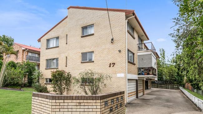 Units 1 and 2 in this complex at 17 Trundle St, Enoggera, are being auctioned off, with proceeds to go to the RBWH Foundation.