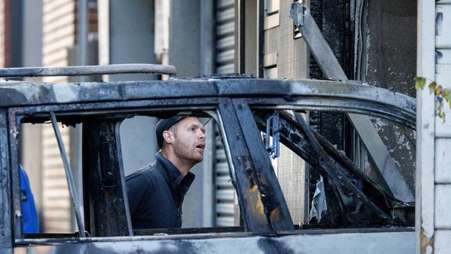 It is not the first time the establishment has gone up in flames after a fire broke out in the restaurant’s kitchen in June last year. Picture: NewsWire / David Geraghty