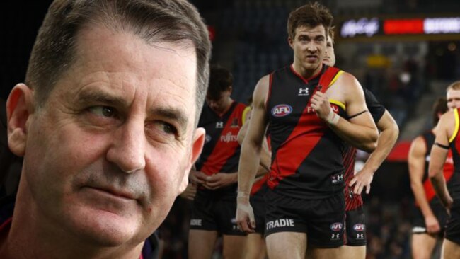 Zach Merrett has links to Ross Lyon - but the Bombers are yet to speak to the former Fremantle and St Kilda coach about taking on the vacant job.