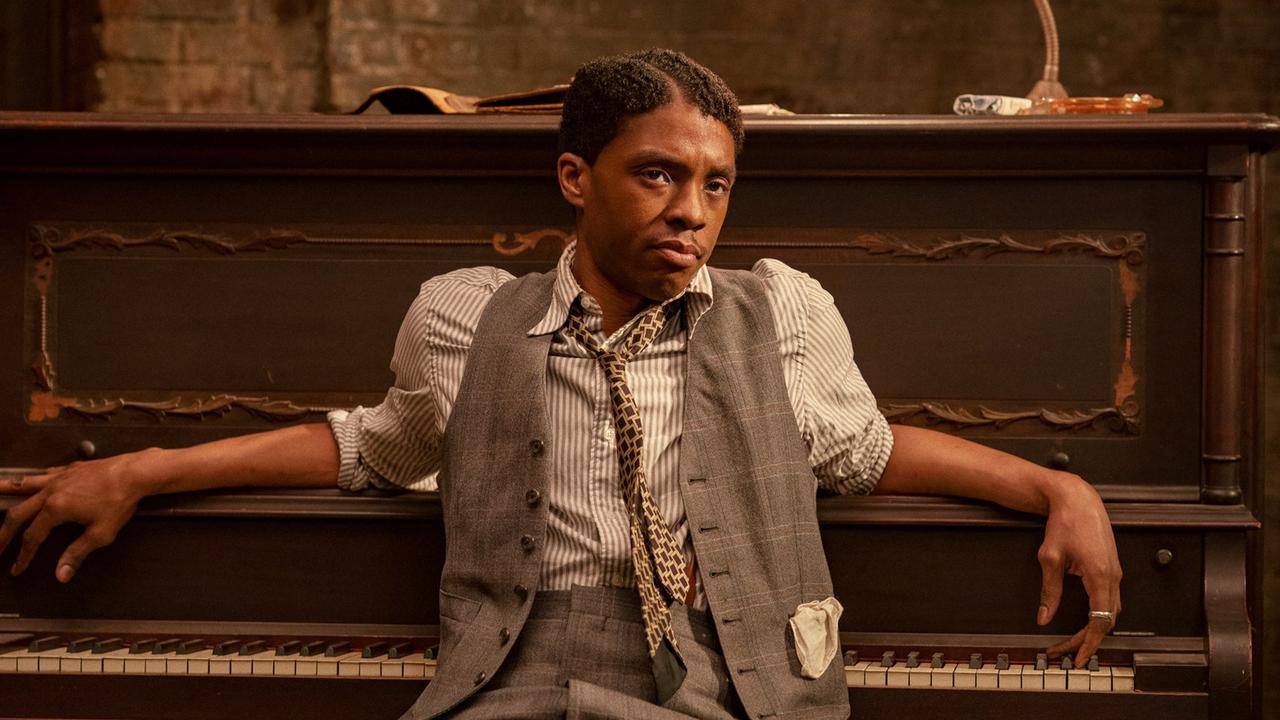 Chadwick Boseman as Levee in Netflix's "Ma Rainey's Black Bottom." Picture: David Lee/Netflix