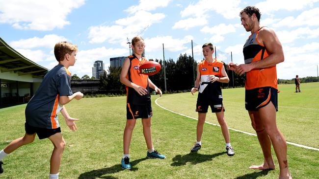 The Penrith junior AFL club have renamed themselves the Penrith Giants. (Peter Kelly)