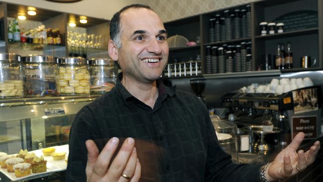 E'Latte Cafe owners Jim and Eva Nikitas applied for a licence to serve alcohol.