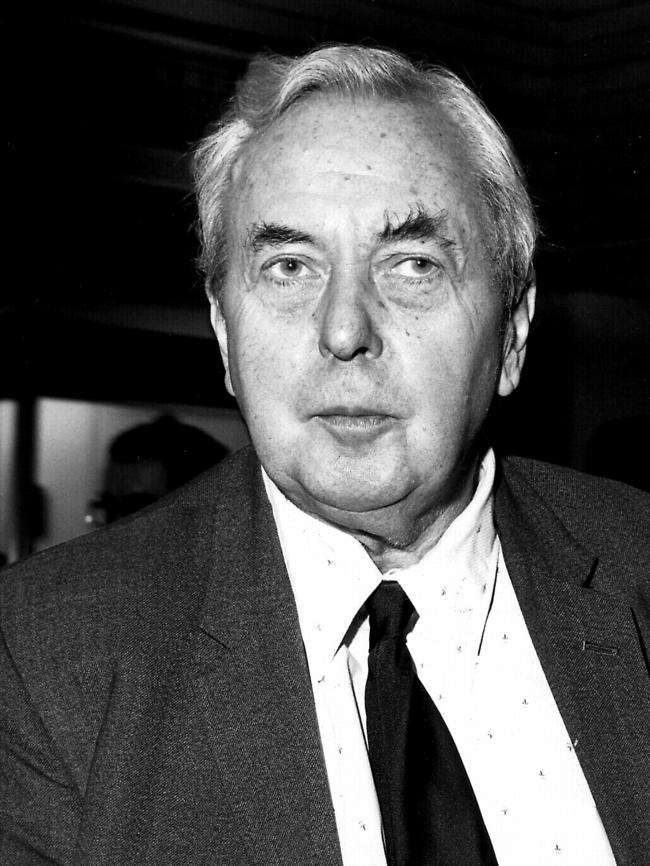 Former British politician Prime Minister Sir Harold Wilson 30 Jan 1982.