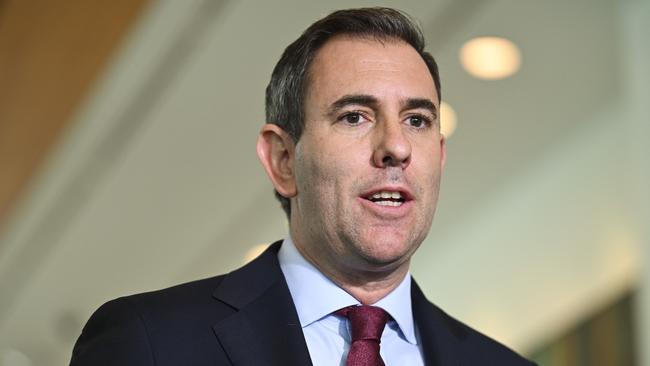 Treasurer Chalmers tipped to oversee the biggest budget deterioration since covid. Picture: NewsWire / Martin Ollman