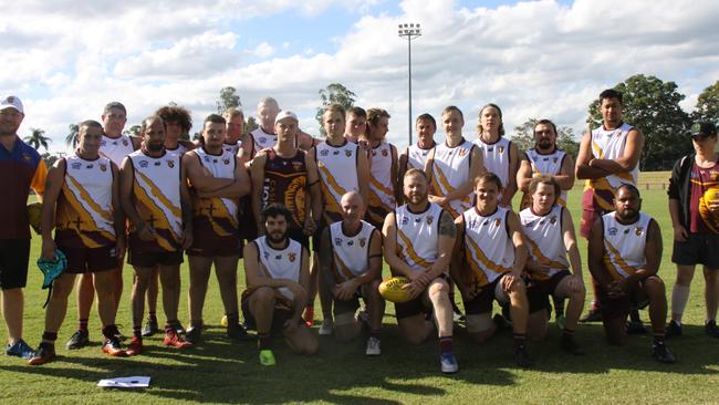 CASINO COURAGEOUS: The Lismore Swans defeated the Casino Lions by a leviathan 275 points when the teams each played their first game in the Casino vs Lismore ANZAC DAY Shield and their first game in the AFL North Coast League. Photo: Alison Paterson