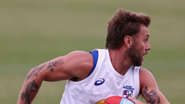 Caleb Daniel has replaced Josh Dunkley in the Dogs midfield. Picture: Michael Klein